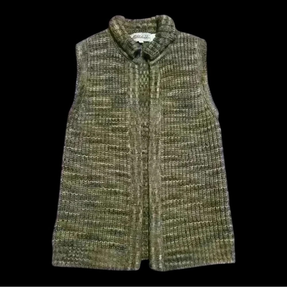 Vintage knit sweater vest brown in  perfect condition